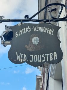 De Weduwe Joustra, uithangbord De Herborist van Aalden